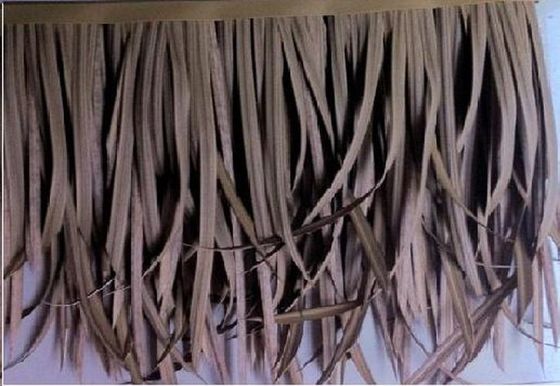 Customized PVC Thatch Roof Tiles for Garden/Seaside Bars Easy to Install and Maintain