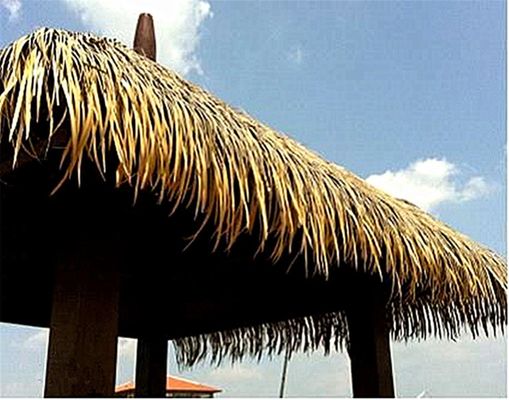 45*50cm and 30*45cm Thatch Roofing Material for Artificial Synthetic Simulation Roof