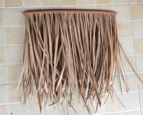 Artificial Fireproof Synthetic Thatch Roof Tiles with Customized PVC Material Component