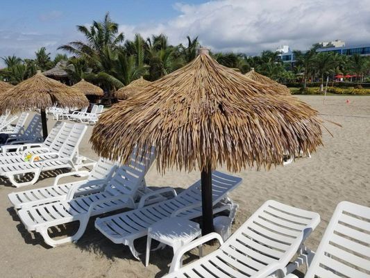 Fireproof Artificial Thatch Roofing Tile with Customized Size 45*50cm and 100*60cm