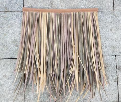 Durable Garden Landscape Design Decorative PVC Thatched Roof Tiles with Customization