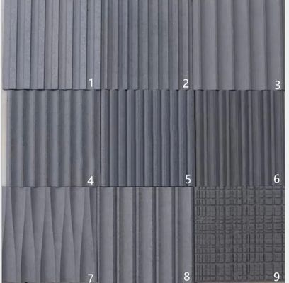 3D  Slotted Decorative Fiber Cement Facade for Heat-Resistant Material