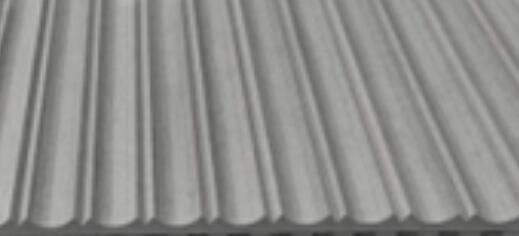 3D  Slotted Decorative Fiber Cement Facade for Heat-Resistant Material