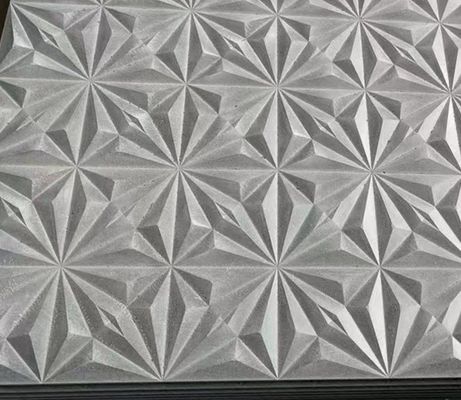 3D  Slotted Decorative Fiber Cement Facade for Heat-Resistant Material
