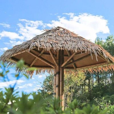 Synthetic Simulation Thatch Roofing Customized Plain Roof Tiles for Roof Material