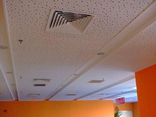 SGS Certified Fireproof Moisture Resistant Ceiling Gypsum Board with Sound Insulation