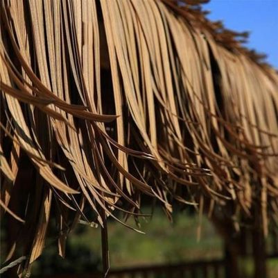 Waterproof Synthetic Palm Artificial Wheat Straw Thatched Roof 45*50cm and 100*45cm