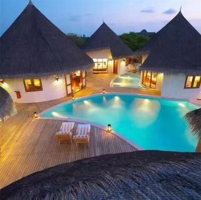 500*500mm Plain Waterproof Artificial Wheat Straw Thatched Roof Gazebo Hut Roof Thatch