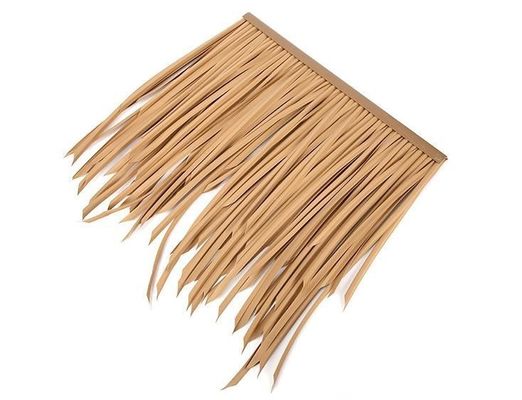 Customized Fireproof Synthetic Tropical Thatch Roofing Tiles for Hotel HDPE Tiki Huts