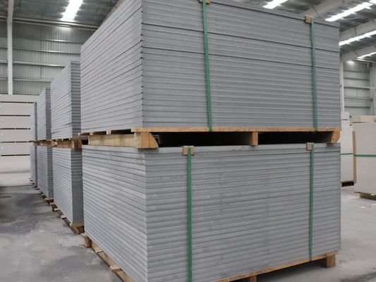 Asbestos Free Fireproof Cement Board with Instant Materials in Gray and Light Yellow