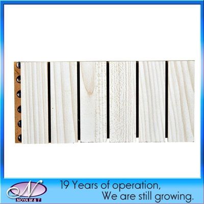 Painting Surface Groove Wooden Acoustic Panels for Ceiling/Wall Acoustic Soundproofing