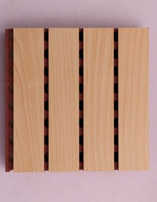 Replaceable Sound Absorption Perforated Wooden Acoustic Board for Wall Decoration