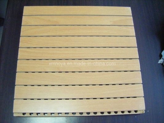 Acoustic Wooden Driling Sound Absorbing Wall Board Panels with E0 Eco-Friendly Design