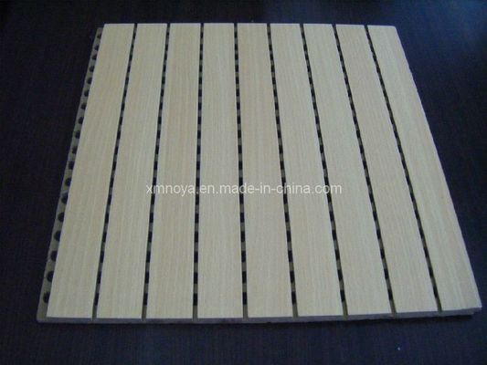 Fireproof Grade A1 Wooden Panel for Wall and Ceiling Decor Acoustic Sound Absorption