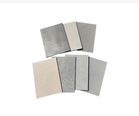 Gray and Light Yellow Fibre Cement Panel for High Strength Wall Cladding or Ceiling Tile