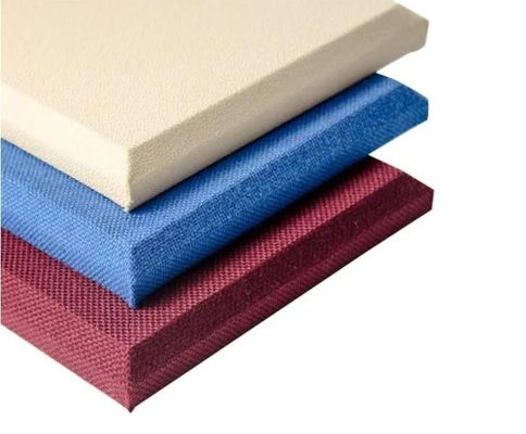 E1 Acoustical Sound Absorption Fiberglass Wall Panel for Replaceable Building Material
