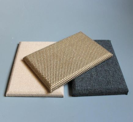 E1 Acoustical Sound Absorption Fiberglass Wall Panel for Replaceable Building Material