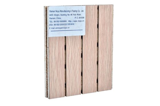 E1 Acoustic Sound Absorption Wooden Wall Panel for Theather and Gymnasium Decoration