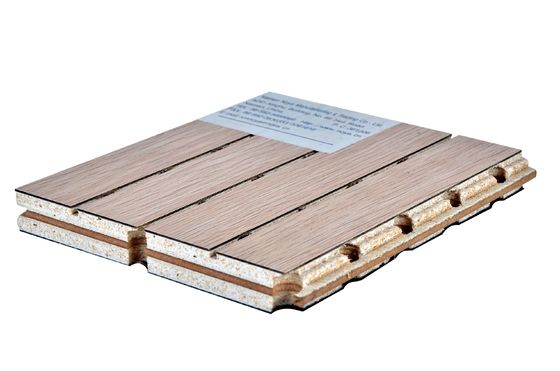 E1 Acoustic Sound Absorption Wooden Wall Panel for Theather and Gymnasium Decoration