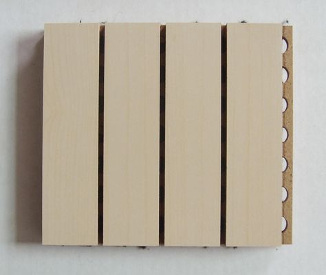 Decorative Wall Micro Perforated Acoustic Wooden Board with Square Edge DSC 9994