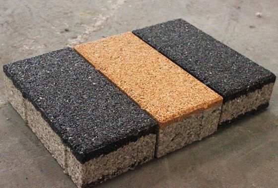 Water Permeable Ceramic Paving Stone Tile for Driveway and Walkways in Common Grey