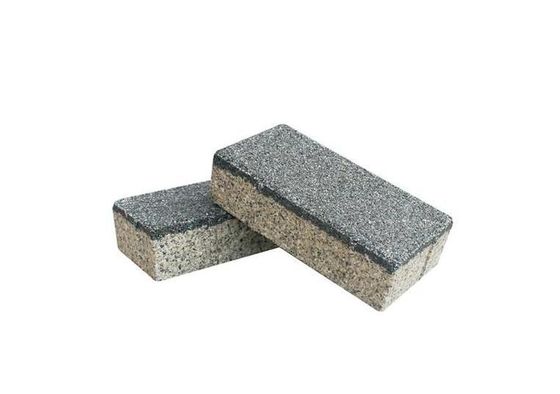 Red Porcelain Paving Brick 100mm*25mm Size for Patio Driveway Anti-Skid 65-85 Bpn