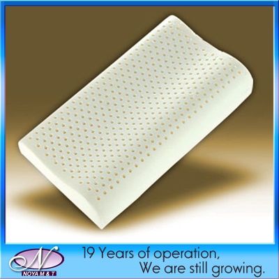 Plain Style Anti-Static Latex Filling Double Adjustable Massage Pillow for Adults