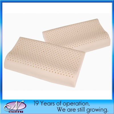 48*28*7/9cm Woven Fabric Talalay Latex Wave Pillow for Soft and Supportive Sleep
