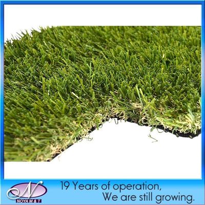 High Density Football Soccer Synthetic Grass / Turf Stitch Rate 16/10cm Pile Height 25mm