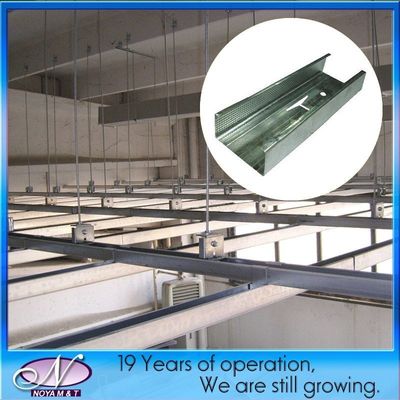 0.40-1.0mm Thickness Fireproofing Galvanized Tee Grid for Suspended Ceiling T Bar