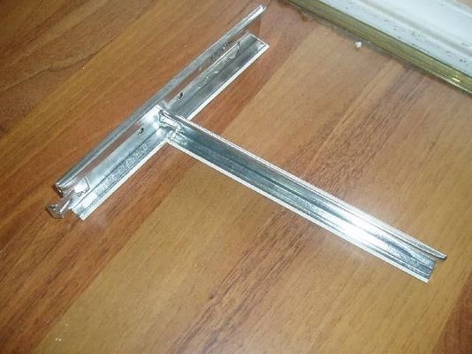 0.40-1.0mm Thickness Fireproofing Galvanized Tee Grid for Suspended Ceiling T Bar