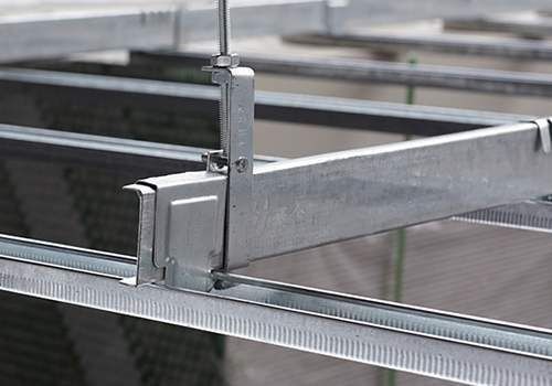 T-Bar for Suspend System / Budling Structure Thickness 0.40 to 1.0mm D50 Customizable