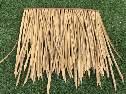 Hotel Ceiling Tile Natural Thatching Material / Eco Friendly Thatch Roofin With Natural Color