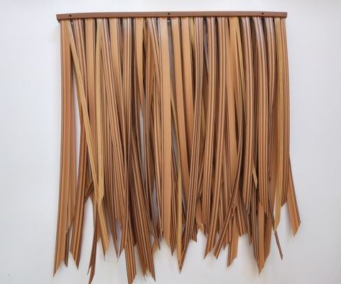 Eco-friendly 100% Realistic HDPE PVC Artificial Thatch Roof Tile Roof