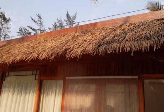 Eco-friendly 100% Realistic HDPE PVC Artificial Thatch Roof Tile Roof