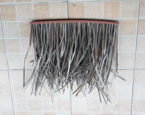 Natural Flat Surface Eco Friendly Bent Design Thatch Roof Tiles For Roof Wall Ceiling