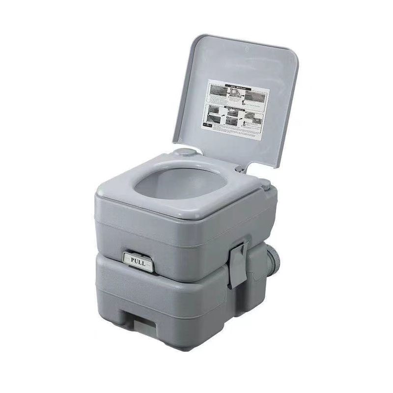 Adult Size Square Toilet Bowl Shape Portable Toilet for Outdoor Recycled Material