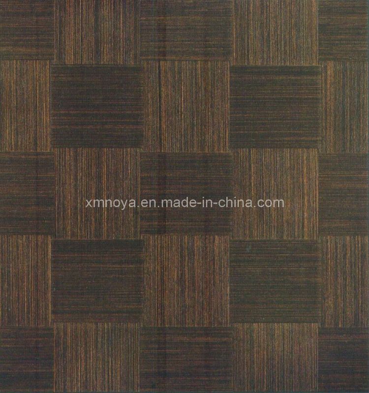 PE Material Component Woven Wood Braided Veneer Wall Decoration with 10 Year Lifetime