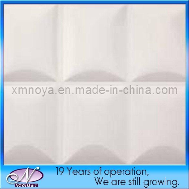 500mmx500mm Plant Fibre Board Fiber 3D Panel for Kitchen/Bathroom Wall Decoration