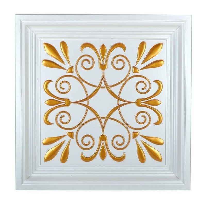 Waterproof Acoustic Sound-Absorbing SMC 3D Panel for Wall Cladding 460mm*460mm Size