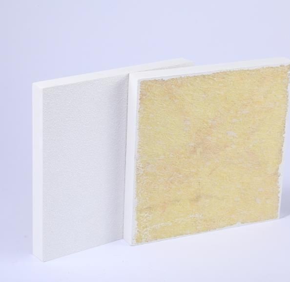 Office Fireproof Lightweight Fiberglass Plaster Acoustic Ceiling Board for Decorative