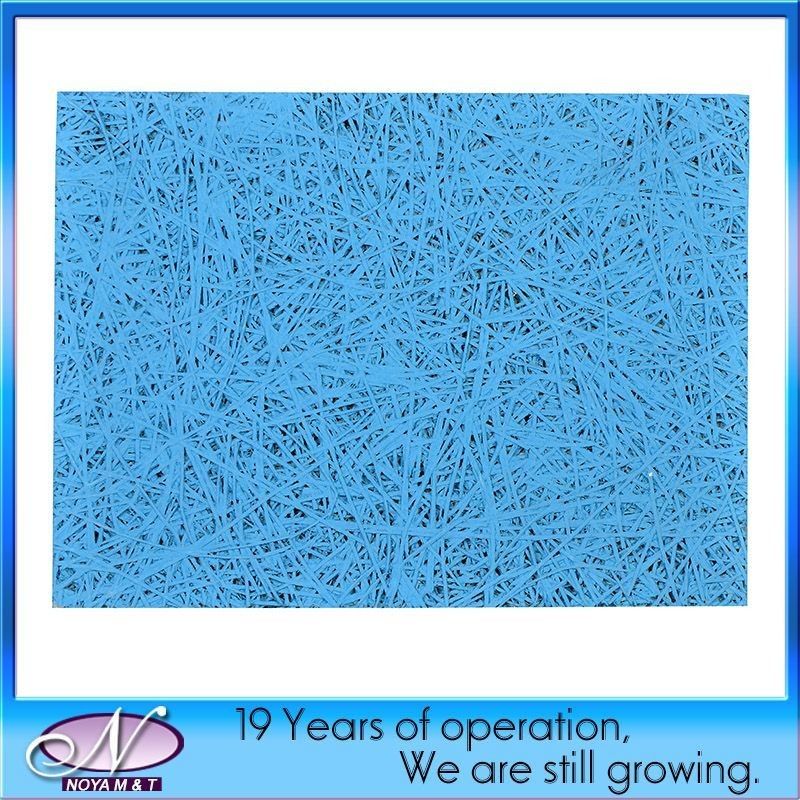 Wood Wool Board 1200*2440mm Colorful Installation Acoustic Fiber Cement Ceiling Boards