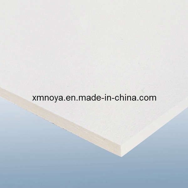Square Edge Fiberglass Sound Absorption Ceiling Board / Panel for Ceiling T-Grid 600*600mm