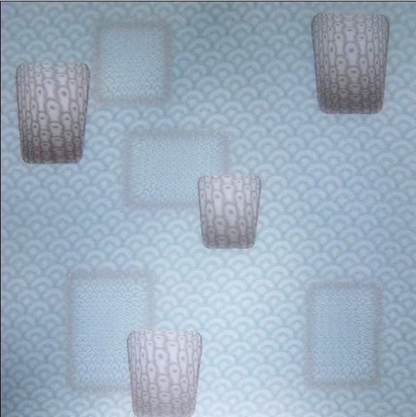Indoor Waterproof Plastic 3D Panel for Wall / Ceiling Decoration Size 460mm*460mm