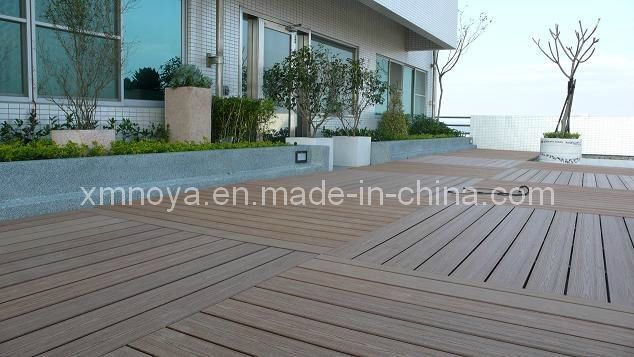 Outdoor Garden Wood Plastic Composite WPC Floor Decking with Fast Installation