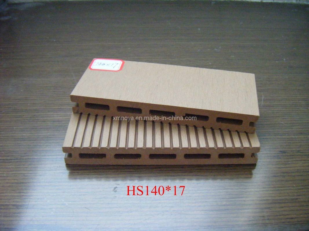 140mm*17mm WPC Decking for Outdoor Garden Flooring Customized and Eco-Friendly Design