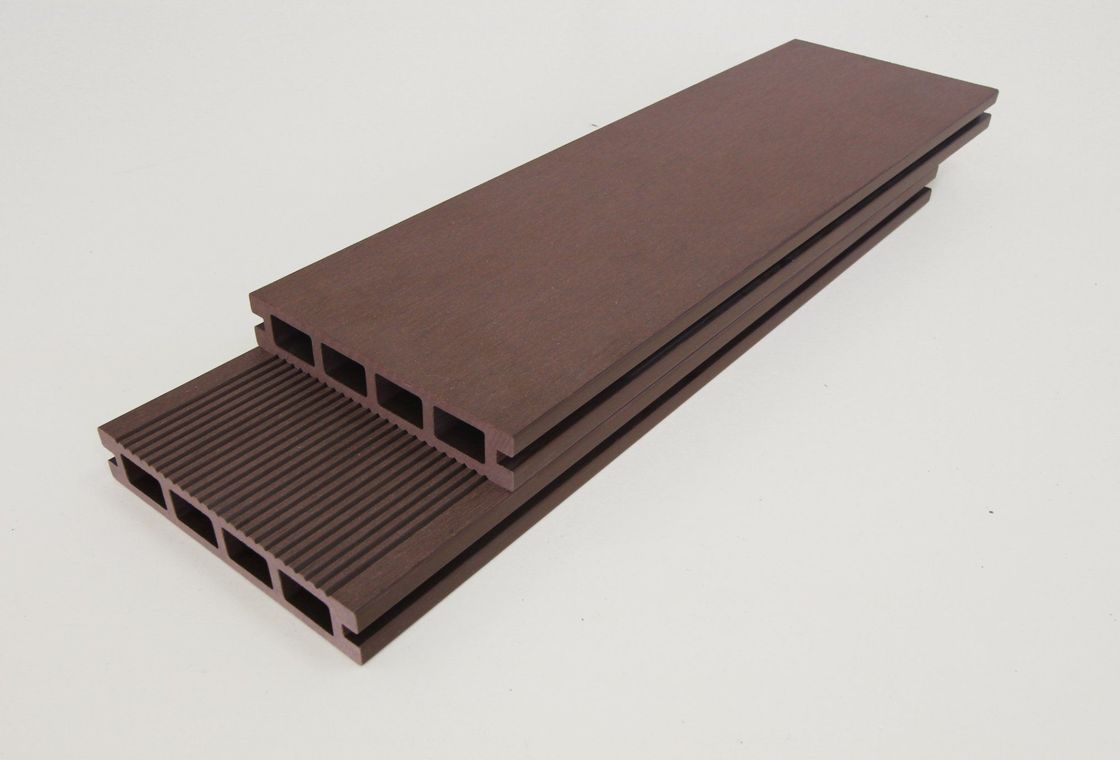 150mm*25mm WPC Wood Plastic Composite Decking for Garden Decoration Business Company