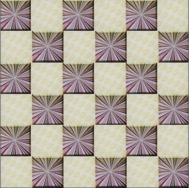 Colorful Plastic 3D Panel/Board for Wall/Ceiling Decoration in 500*1000*3.0mm Size