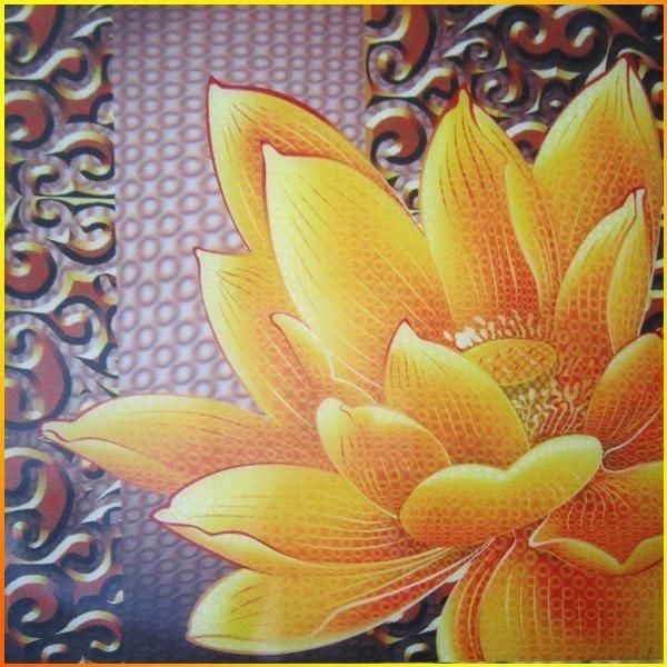 FD105 Waterproof No Frame Plastic PVC 3D Wall Decoration Tiles for Hotel Usage