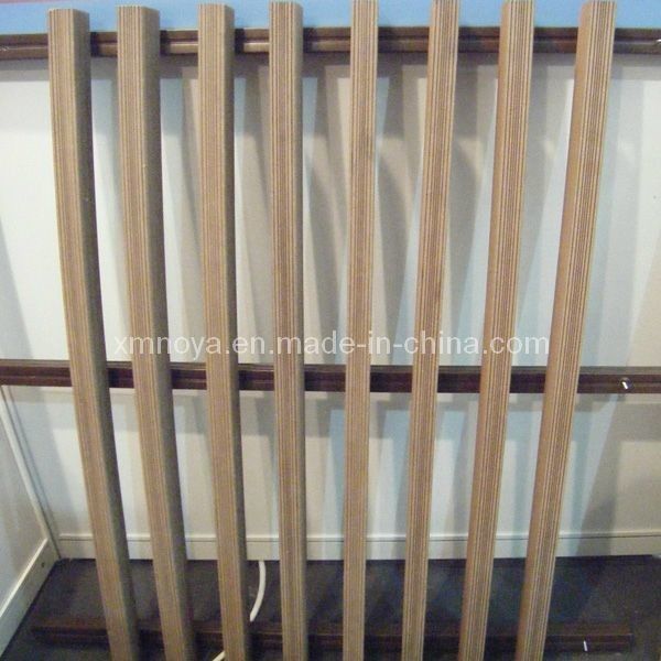 Outdoor Wood Plastic Composite WPC Decking Fence NY75*25 with Wood Grain Pattern